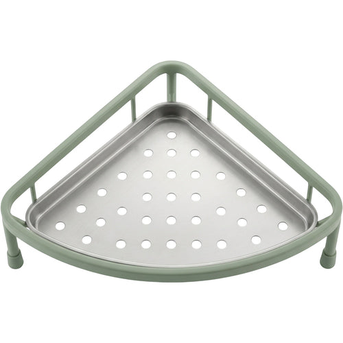 Roomd Triangular In-Sink Corner Draining Rack 32 cm Sage - Product view